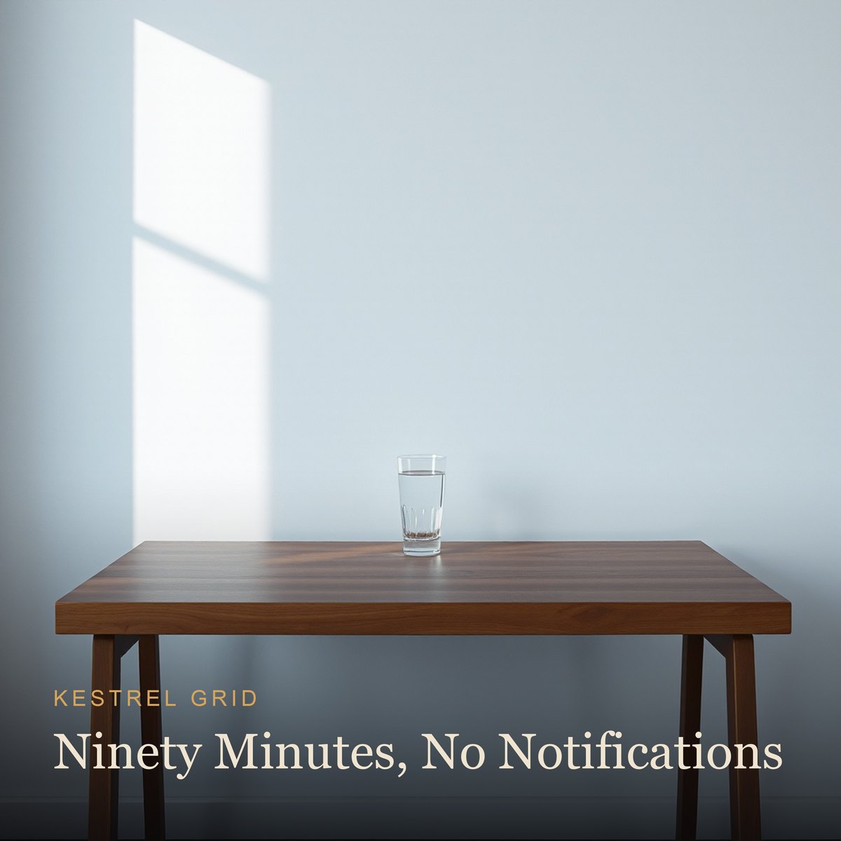 Ninety Minutes, No Notifications album cover